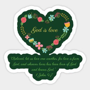 God Is Love Sticker